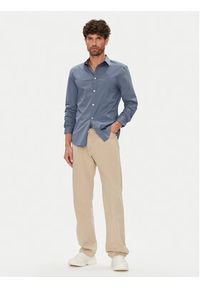 Tommy Jeans Koszula Original DM0DM04405 Niebieski Slim Fit. Kolor: niebieski. Materiał: bawełna #4
