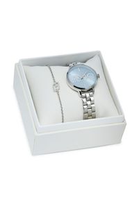 Liu Jo Zestaw zegarek i bransoletka Couple Plus TLJ2039 Srebrny. Kolor: srebrny