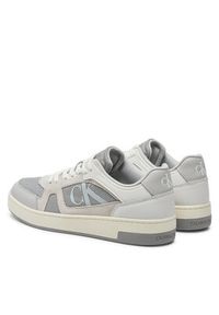 Calvin Klein Jeans Sneakersy Basket Cupsole Laceup Mix YM0YM00707 Szary. Kolor: szary. Materiał: materiał #3