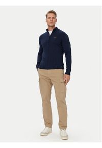Aeronautica Militare Kardigan 262MA1646UL00924 Granatowy Regular Fit. Kolor: niebieski. Materiał: wełna #2