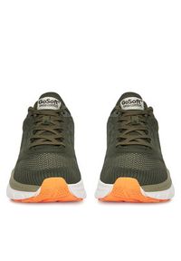 Go Soft Sneakersy V11-140 Zielony. Kolor: zielony. Materiał: materiał #3