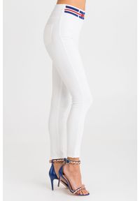 JEANSY skinny leg Elisabetta Franchi. Stan: podwyższony. Materiał: jeans. Styl: klasyczny