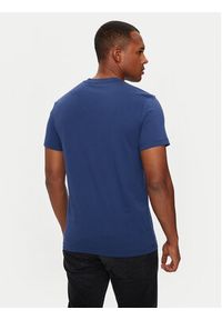 Versace Jeans Couture T-Shirt 77GAHT00 CJ00T Niebieski Slim Fit. Kolor: niebieski. Materiał: bawełna #3