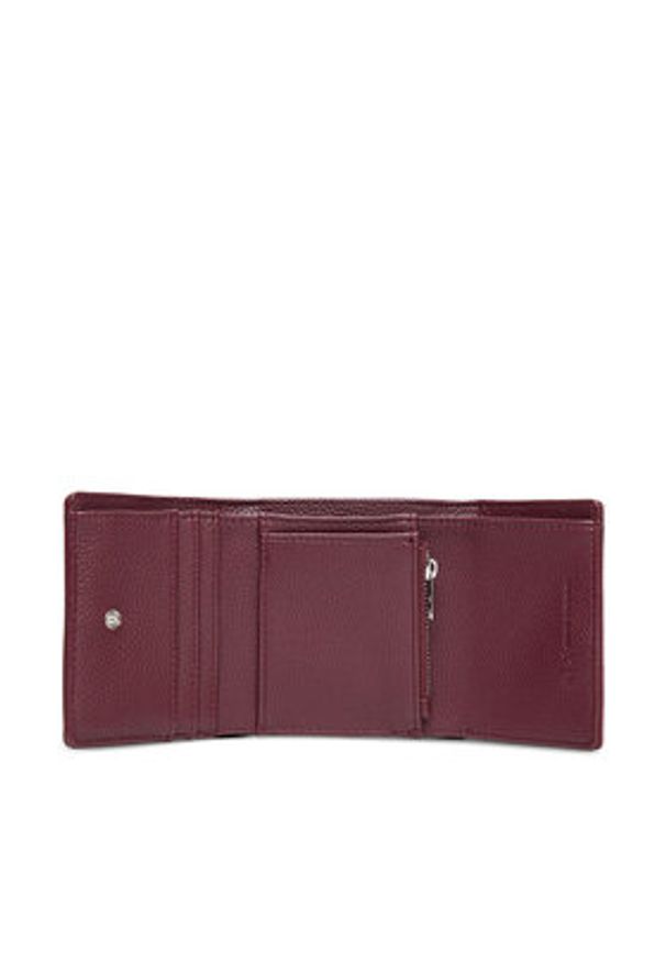 Armani Exchange Mały Portfel Damski 948530 CC783 UA343 Bordowy. Kolor: czerwony. Materiał: skóra