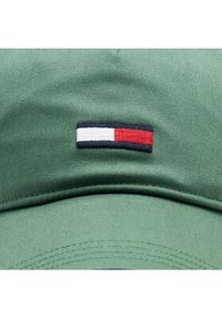 Tommy Jeans Czapka z daszkiem Flag AM0AM08496 Zielony. Kolor: zielony. Materiał: bawełna, materiał
