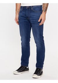 Pepe Jeans Jeansy Tapered PM207390CT4 Granatowy Tapered Leg. Kolor: niebieski