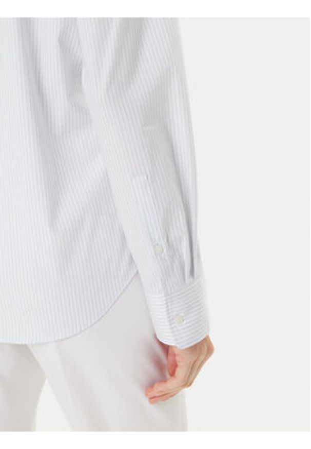 TOMMY HILFIGER - Tommy Hilfiger Koszula Ess WW0WW47169 Błękitny Regular Fit. Kolor: niebieski. Materiał: bawełna