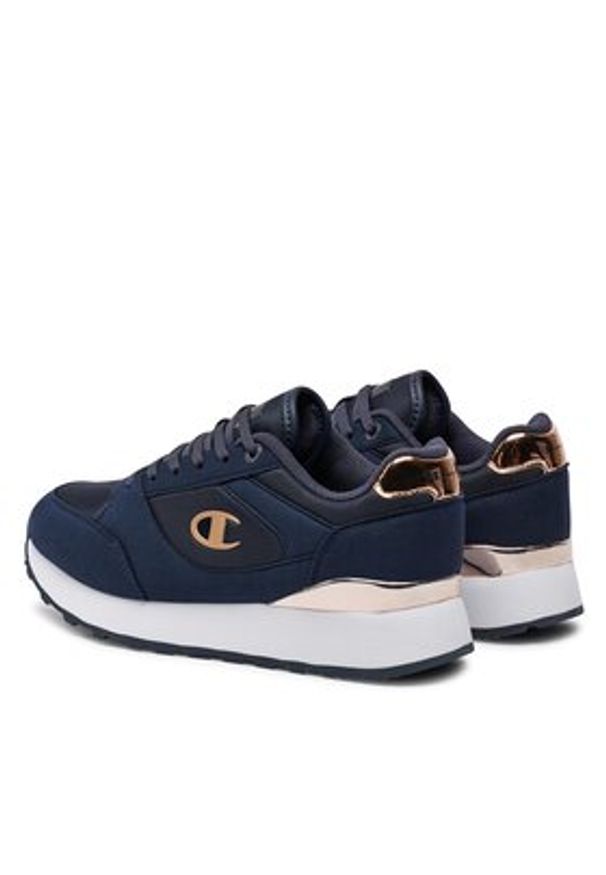 Champion Sneakersy Rr Champ Plat Ny Low Cut Shoe S11685-CHA-BS502 Granatowy. Kolor: niebieski. Materiał: skóra