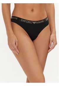 Emporio Armani Underwear Komplet 2 par stringów 163333 4F235 00020 Czarny. Kolor: czarny. Materiał: syntetyk #5