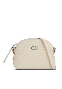 Calvin Klein Torebka Ck Daily Small Dome_Epi Mono K60K611882 Beżowy. Kolor: beżowy. Materiał: skórzane