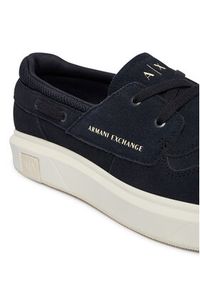 Armani Exchange Sneakersy XM002686 AF17369 ZB004 Granatowy. Kolor: niebieski. Materiał: skóra, zamsz #4