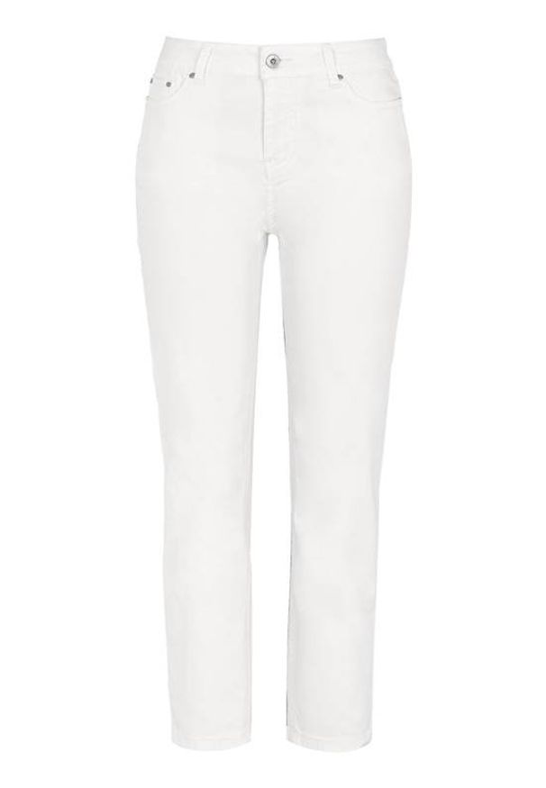 Cellbes Rozciągliwe spodnie z materiału twill biały female biały 60. Kolor: biały