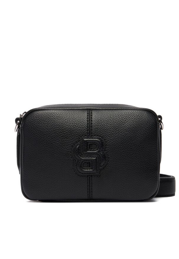 BOSS Torebka 50557914 Czarny. Kolor: czarny. Materiał: skórzane