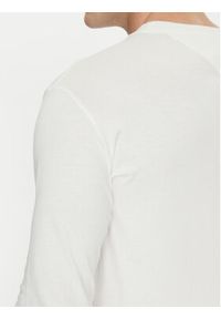 Tommy Jeans Longsleeve Linear DM0DM21138 Biały Slim Fit. Kolor: biały. Materiał: bawełna. Długość rękawa: długi rękaw