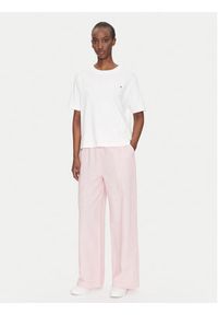 Tommy Jeans Spodnie materiałowe DW0DW20352 Różowy Regular Fit. Kolor: różowy. Materiał: bawełna #3