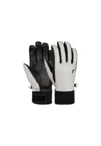 Rękawice narciarskie Reusch Juliette. Kolor: biały, wielokolorowy, czarny. Materiał: skóra. Technologia: Primaloft. Sport: narciarstwo