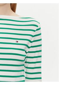 TOMMY HILFIGER - Tommy Hilfiger Bluzka New Cody WW0WW40589 Zielony Slim Fit. Kolor: zielony. Materiał: bawełna #3