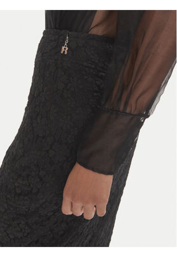 ROTATE Spódnica ołówkowa Blakli 113070100 Czarny Slim Fit. Kolor: czarny. Materiał: bawełna