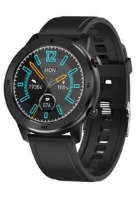 GARETT - Smartwatch Garett Men 5S czarny. Rodzaj zegarka: smartwatch. Kolor: czarny. Styl: wakacyjny, sportowy #1