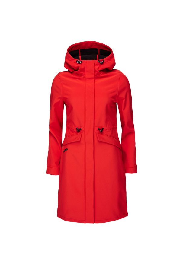 ZENZIMAT - Kurtka Softshell Damska LOAP Lunara. Kolor: czerwony. Materiał: softshell