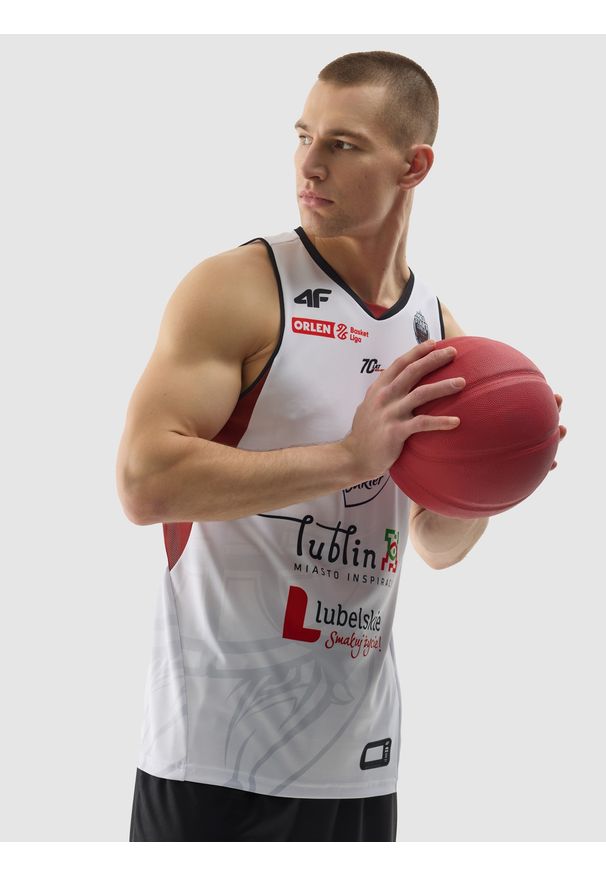 4f - 4F Koszulka meczowa replika domowa z sezonu 2023/24 męska 4F x Start Lublin - multikolor XL. Kolor: wielokolorowy. Materiał: dzianina