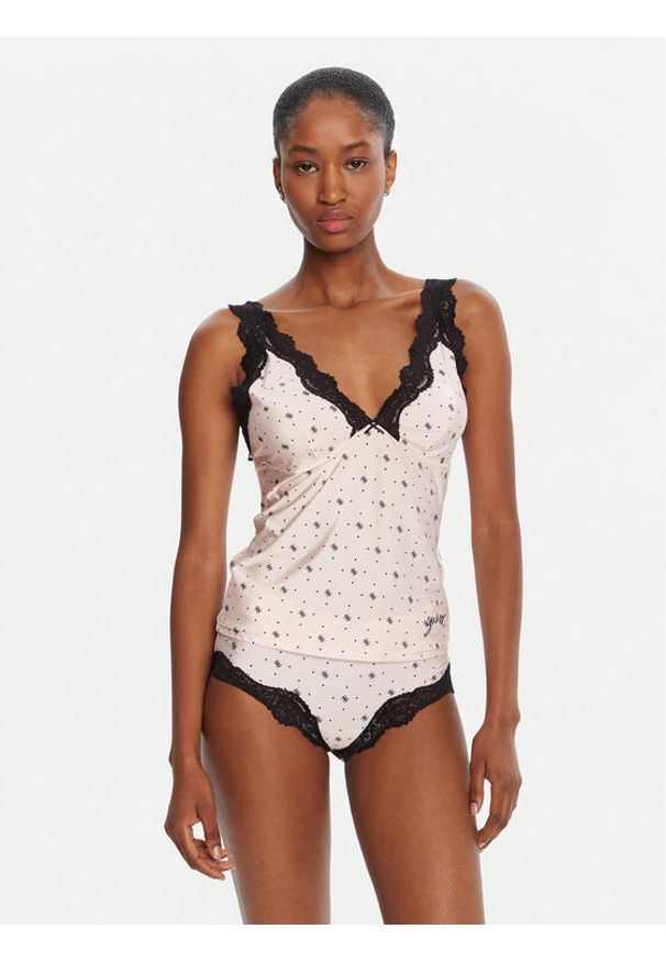 Guess Komplet bielizny O4BG01 KCF20 Różowy. Kolor: różowy. Materiał: syntetyk