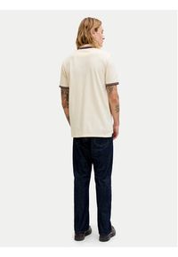 Jack & Jones Polo Paulos 12136668 Kremowy Regular Fit. Typ kołnierza: polo. Kolor: kremowy. Materiał: bawełna #5