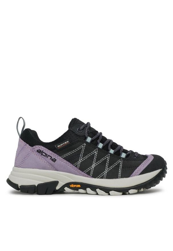 Alpina Trekkingi Glacia 635J-2 Fioletowy. Kolor: fioletowy. Materiał: zamsz, skóra