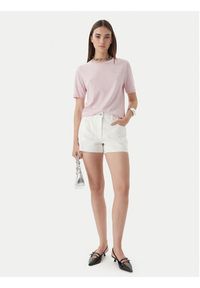 Patrizia Pepe Szorty jeansowe 2P1744/D107-W146 Biały Regular Fit. Kolor: biały. Materiał: bawełna #4