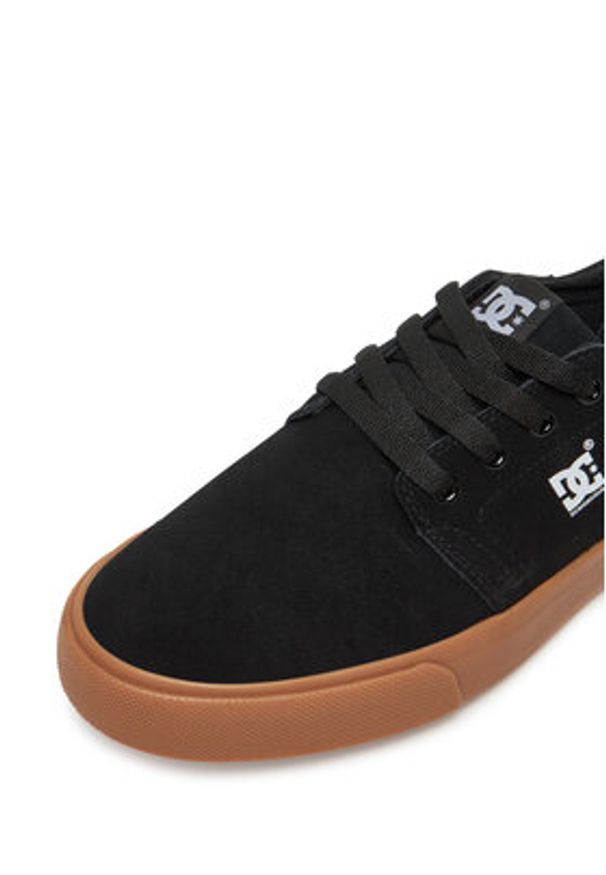 DC Tenisówki SS25-3C015 Czarny. Kolor: czarny. Materiał: skóra, nubuk