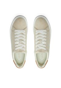 Lauren Ralph Lauren Sneakersy 802946811001 Beżowy. Kolor: beżowy. Materiał: skóra #4