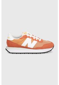 New Balance sneakersy WS237FB kolor brązowy. Nosek buta: okrągły. Zapięcie: sznurówki. Kolor: brązowy. Materiał: guma