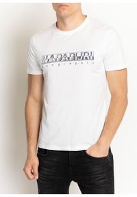 Koszulka męska Napapijri Sallar SS (NP0A4F9O0021). Kolor: biały #4