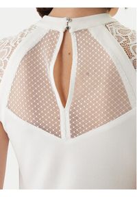 Morgan Bluzka 222-DEMANE Biały Regular Fit. Kolor: biały. Materiał: wiskoza #2