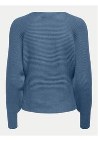 only - ONLY Sweter Adaline 15226298 Niebieski Relaxed Fit. Kolor: niebieski. Materiał: wiskoza #4