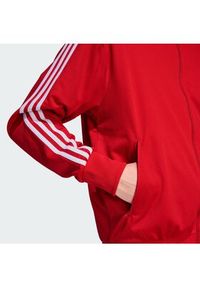 Adidas - adidas Bluza adicolor Firebird KE0788 Czerwony Loose Fit. Kolor: czerwony. Materiał: syntetyk #2