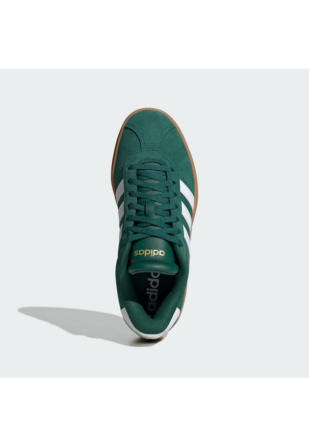 Adidas - Buty VL Court Bold. Kolor: zielony, biały, żółty, wielokolorowy. Obcas: na platformie