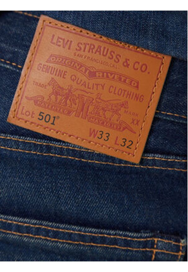 Levi's® Jeansy 501® 00501-3604 Niebieski Straight Fit. Kolor: niebieski