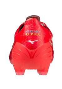Mizuno - Męskie Buty Piłkarskie Morelia Alpha Elite. Kolor: czerwony. Sport: piłka nożna