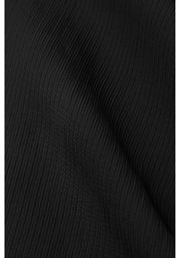 IVY & OAK - Ivy Oak Bluzka damska kolor czarny gładka. Kolor: czarny. Materiał: tkanina. Długość rękawa: długi rękaw. Długość: długie. Wzór: gładki #5