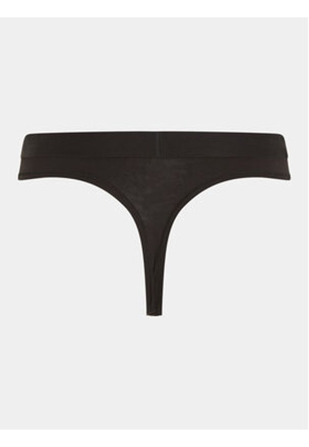 TOMMY HILFIGER - Tommy Hilfiger Stringi UW0UW04146 Czarny. Kolor: czarny. Materiał: bawełna