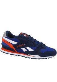 Buty do chodzenia dla dzieci Reebok GL 3000. Zapięcie: sznurówki. Kolor: czerwony, niebieski, wielokolorowy. Materiał: skóra, tkanina, materiał. Szerokość cholewki: normalna. Sport: turystyka piesza