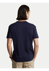 Polo Ralph Lauren T-Shirt Bsr 710680785 Granatowy Custom Slim Fit. Typ kołnierza: polo. Kolor: niebieski. Materiał: bawełna