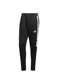 Spodnie do piłki nożnej męskie Adidas Condivo 22 Track Pant. Kolor: wielokolorowy, czarny, biały