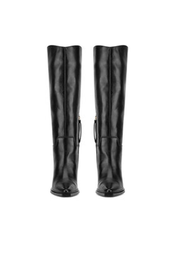 Gino Rossi Kozaki LEA-116199 Czarny. Kolor: czarny. Materiał: skóra