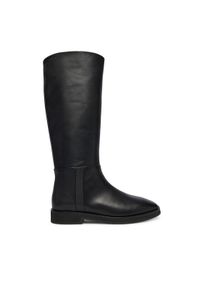 Calvin Klein Kozaki Formal Utk Boot Lth HW0HW02599 Czarny. Kolor: czarny. Materiał: skóra