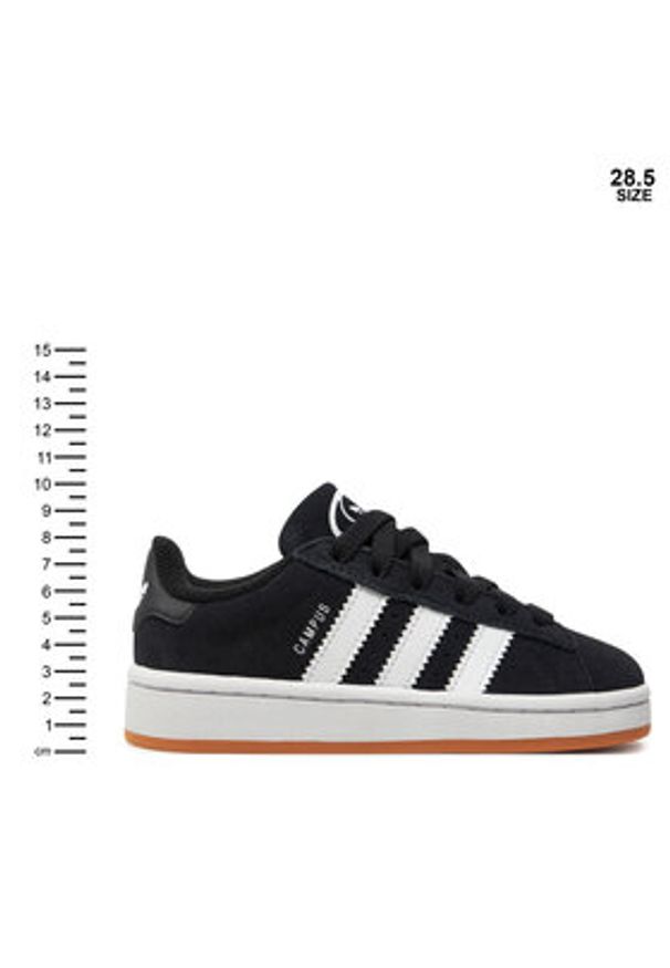 Adidas - adidas Sneakersy Campus 00S El C JI4331 Czarny. Kolor: czarny. Materiał: skóra, zamsz. Model: Adidas Campus
