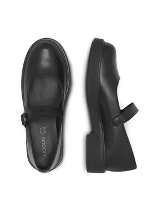Lasocki Półbuty ARC-VIVIEN-04 Czarny. Kolor: czarny. Materiał: skóra