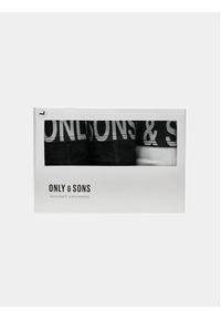 Only & Sons Komplet 3 par bokserek 22028590 Czarny. Kolor: czarny. Materiał: bawełna