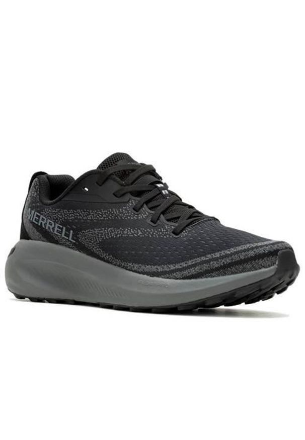 Buty do biegania męskie Merrell J068063. Zapięcie: sznurówki. Kolor: czarny. Materiał: guma, syntetyk, materiał. Szerokość cholewki: normalna. Sport: bieganie